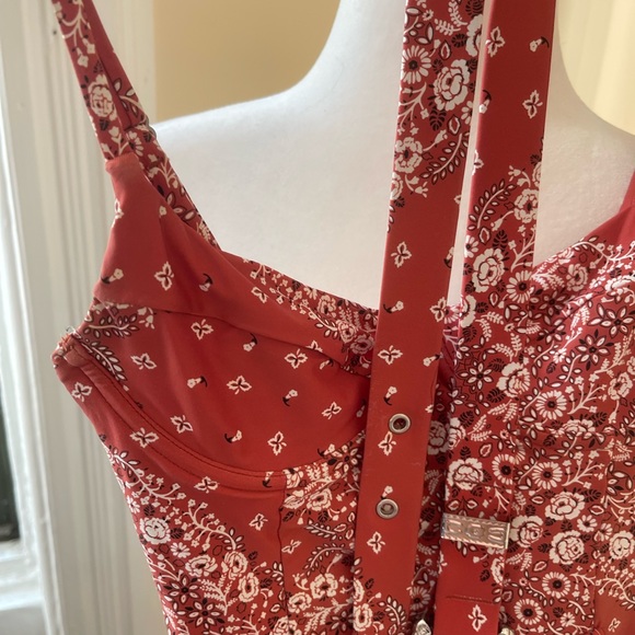 Onia + WeWoreWhat Belted Bandana Print Swimsuit, XS, Excellent Condition - Picture 6 of 11